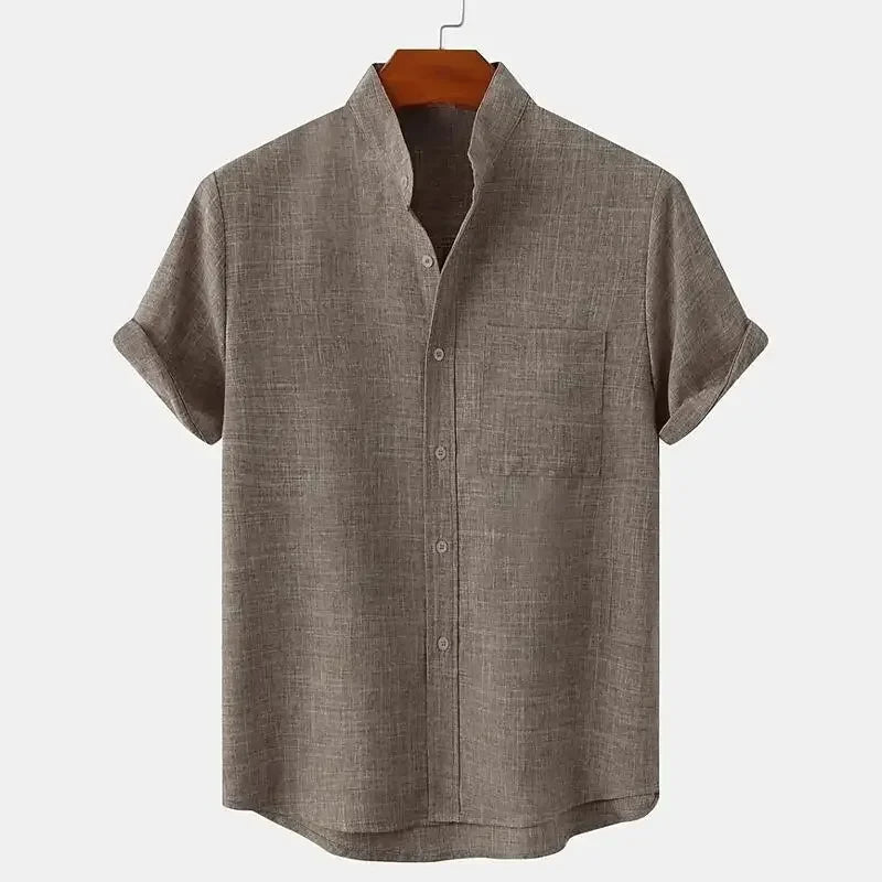 Cotton Linen Beach Shirt