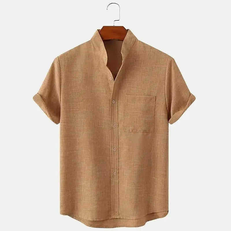 Cotton Linen Beach Shirt