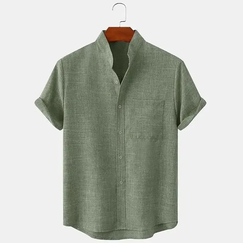 Cotton Linen Beach Shirt