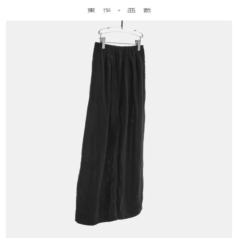 Natural Fiber Linen Pants