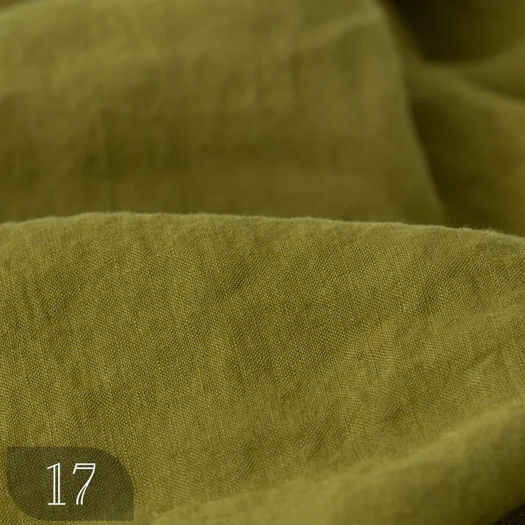 Breathable Pure Linen Summer Dress Fabric